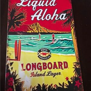 Kona Brewing Co. Longboard Island Lager Sign